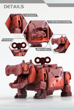 猛兽匣 BB-07HA 机械河马 巨兽族-资料图