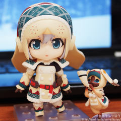 粘土人 #376 猎人 オトモアイルー Urku Armor ver.-资料图
