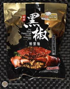 Dry Black Pepper Crab Noodle