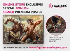 Elite Exclusive Statue 铠之巨人 三笠·阿克曼 巨人 -资料图