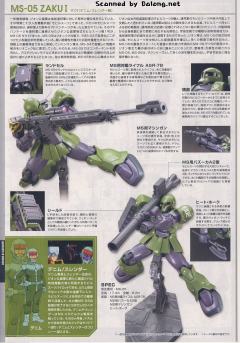 HGGTO MS-05 扎古Ⅰ Denim/Slender unit-资料图