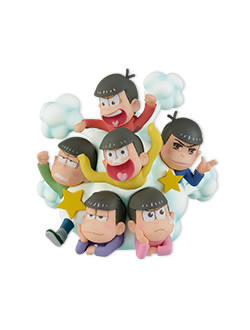 Osomatsu-san Gocha Collection -Pokasuka Matsu- 松野轻松 松野一松 松野十四松 松野空松 松野椴松 松野椴松 Green