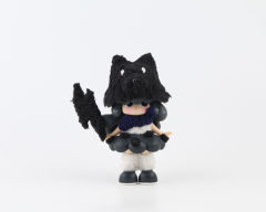 LOFI冬日毛绒限量款公仔-黑色-资料图