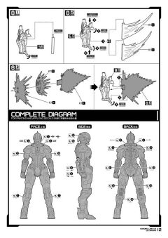 绊 Kokoro Link 机动奥特曼初代 进次郎版 拼装素组版-资料图