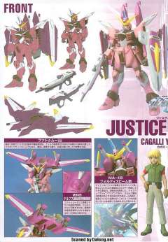 1/100 高达SEED模型系列 ZGMF-X09A 正义高达-资料图
