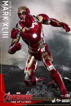 1:6比例合金珍藏人偶 钢铁侠Mark 43-资料图
