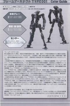 Frame Arms 骨装机兵 素体Type-001-资料图