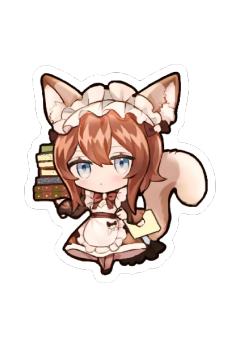 异想少女 亚克力冰箱贴 美琴图书馆款