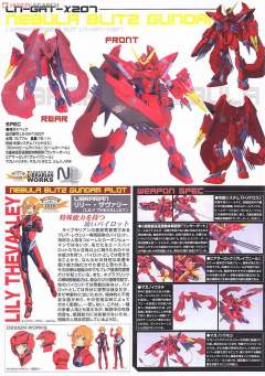 1/100 高达SEED DESTINY模型系列 LN-GAT-X207 星云迅雷高达-资料图
