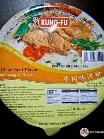 Kung Fu Rice Noodle Artificial Beef