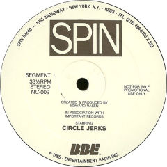 Spin Radio Concert With The Circle Jerks
