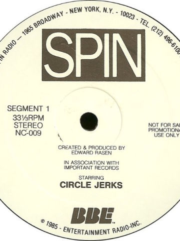 Spin Radio Concert With The Circle Jerks