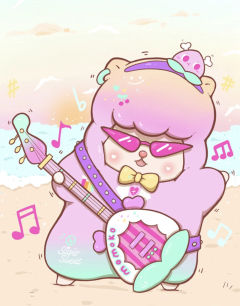 西噗xMOMOKO联名款 吉他西噗