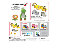 K'NEX Mario Kart Building Set 耀西 Bumble V Kart-资料图