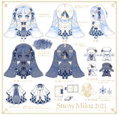 粘土人 #1539 初音未来 雪初音 2021 Glowing Snow Ver.-资料图