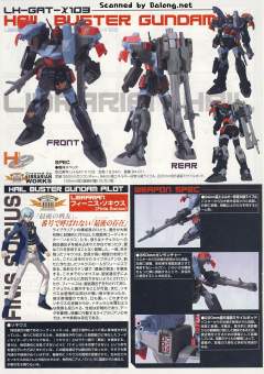 1/100 高达SEED DESTINY模型系列 LH-GAT-X103 雹阵暴风高达-资料图