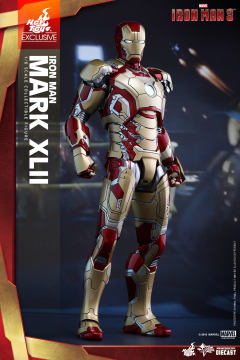 1:6比例珍藏人偶 钢铁侠Mark 42 合金版-资料图