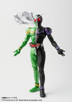SHF 真骨雕 假面骑士W Cyclone Joker-资料图