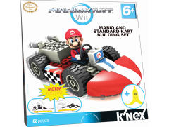 K'NEX Mario Kart Building Set 玛丽奥 Mario and Standard Kart-资料图