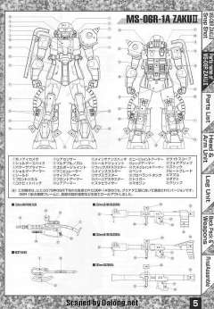 MG MS-06R-1A 高机动型扎古Ⅱ 黑色三连星 Ver.-资料图