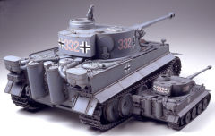 1/16 RC坦克系列 GERMAN TIGER I EARLY PRODUCTION FULL-OPTION COMPLETE KIT(w/DETAIL-UP PARTS)-资料图