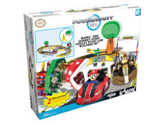 K'NEX Mario Kart Building Set 森喜刚 玛丽奥 食人花 Mario and Donkey Kong Circuit Start Line-资料图