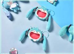 BEMOE 樱花未来 可爱体系列 mini毛绒耳机包-资料图