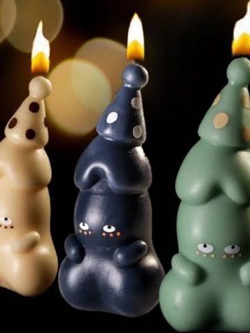 小鸡丁一周岁生日蜡烛