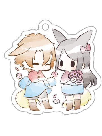 谷崎直美&谷崎润一郎-复古水彩幼稚园挂件