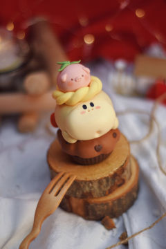 巧克力猪猪马芬杯蛋糕-资料图