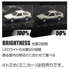 多美卡旗舰版 tomica 展示灯箱 固态黑-资料图