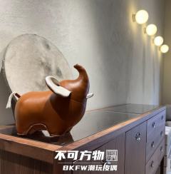 吉象招财皮质公仔-超大号