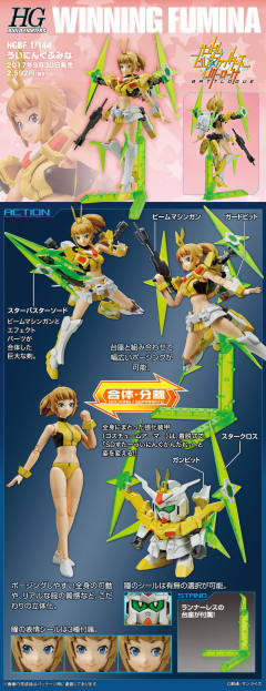 HGBF 星际凯旋高达 WF-01 凯旋文奈-资料图