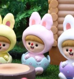 复活节限定缤纷彩蛋兔-粉色