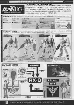 MG RX-0 独角兽高达 OVA Ver.-资料图