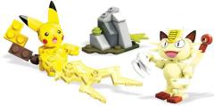 Mega Construx 喵喵 Pikachu & Meowth Showdown-资料图