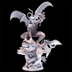 Statue Premium Figure 恶魔人 死丽濡 Real Color ver.-资料图