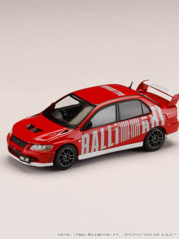 MITSUBISHI LANCER EVOLUTION 7 GSR RALLIART - PALMER RED