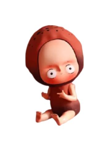 坐姿小fengfeng-巧克力色