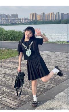 薄荷奶绿·水手服-资料图