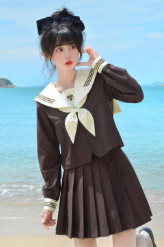 摩卡奶油 水手服套装-资料图