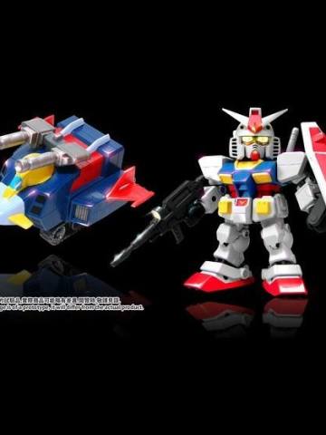 SD Gundam Action Figure G-战斗机 RX-78-2 高达