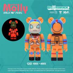 Space Molly Be@rbrick 400%+100% set 