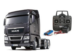 1/14 电动RC大卡车系列 TRACTOR TRUCK MAN TGX 26.540 6x4 XLX (GUN METAL EDITION) FULL OPERATION KIT