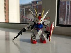 SD高达 EX-Standard GAT-X105 强袭高达 GAT-X105+AQM/E-X01 翔翼型强袭高达-资料图