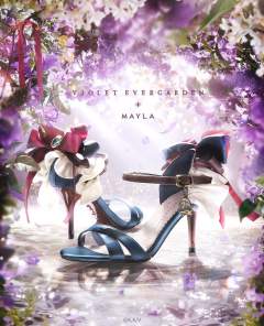 mayla classic×紫罗兰永恒花园 合作款第二弾高跟凉鞋-资料图