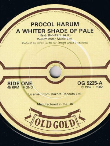 A Whiter Shade Of Pale