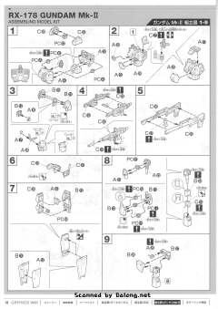 HGUC RX-178 高达 Mk-II 格里普斯战役套装-资料图