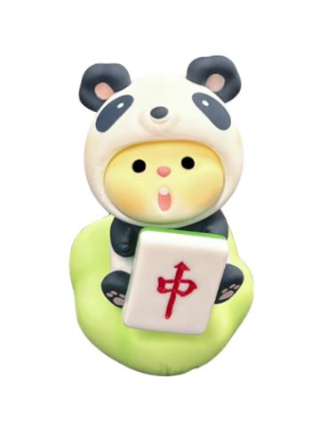 天降神兽熊猫-红中