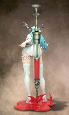 Capcom Figure Builder Creator's Model 莫莉卡·安斯兰特 护士 ver.-资料图